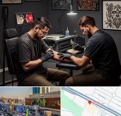 تاتو کار در لاله پارک تبریز 