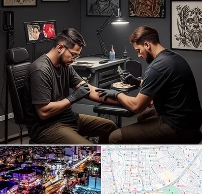 تاتو کار در منظریه رشت 