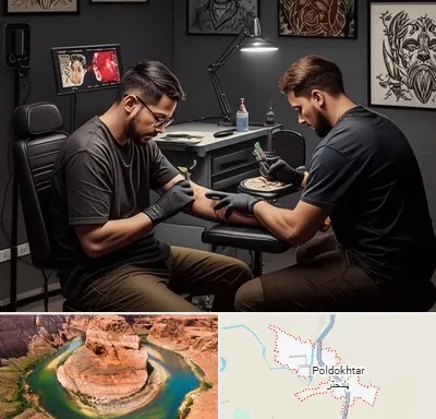 تاتو کار در پلدختر