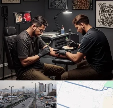 تاتو کار در بلوار ارتش 