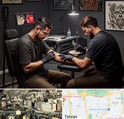 تاتو کار در مرزداران 