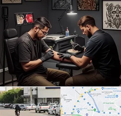 تاتو کار در قدوسی شرقی شیراز 