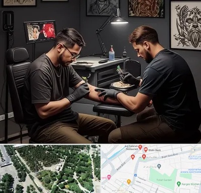 تاتو کار در سالاریه قم 