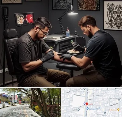 تاتو کار در خیابان توحید اصفهان 