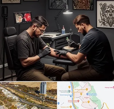 تاتو کار در خیابان نیایش شیراز 