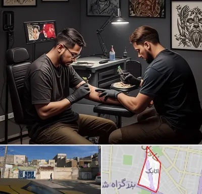 تاتو کار در اتابک