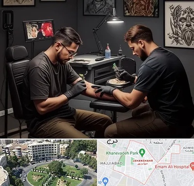 تاتو کار در جهانشهر کرج