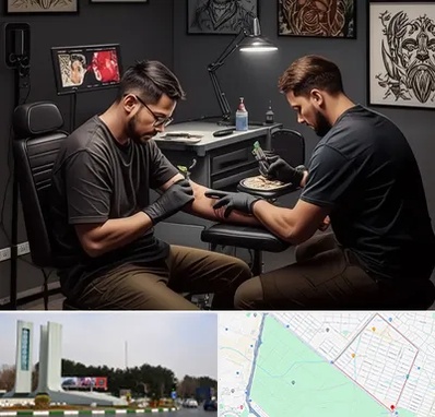 تاتو کار در بلوار فلسیطین مشهد 