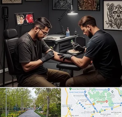 تاتو کار در قدوسی غربی شیراز 