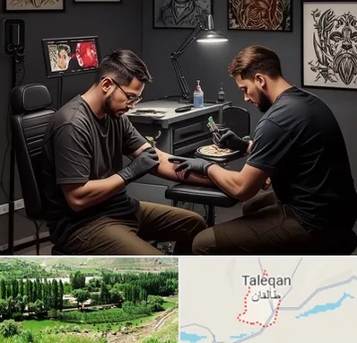 تاتو کار در طالقان