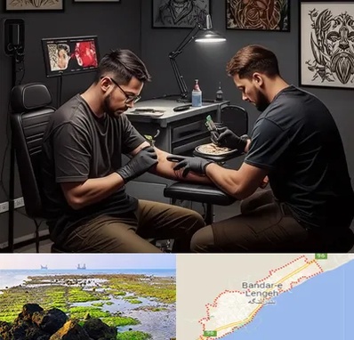 تاتو کار در بندرلنگه