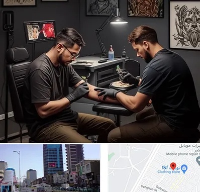 تاتو کار در چهارراه طالقانی کرج 