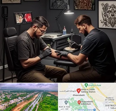 تاتو کار در قصرالدشت شیراز 