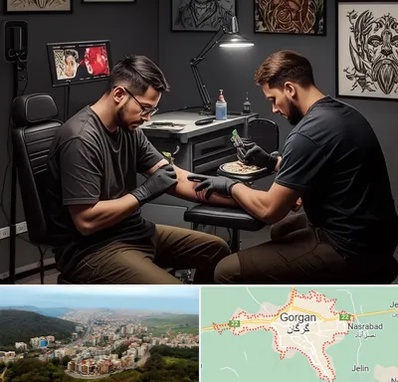 تاتو کار در گرگان