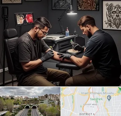 تاتو کار در یوسف آباد 