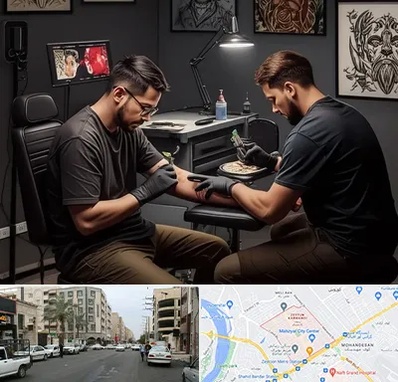 تاتو کار در زیتون کارمندی اهواز 