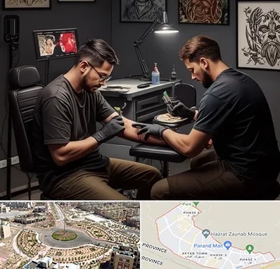 تاتو کار در پرند