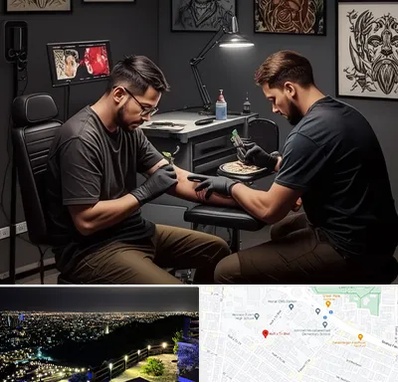 تاتو کار در هفت تیر مشهد 