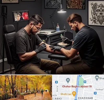 تاتو کار در چهارباغ اصفهان 