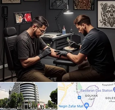 تاتو کار در قلهک 