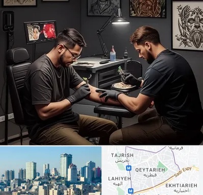 تاتو کار در قیطریه 