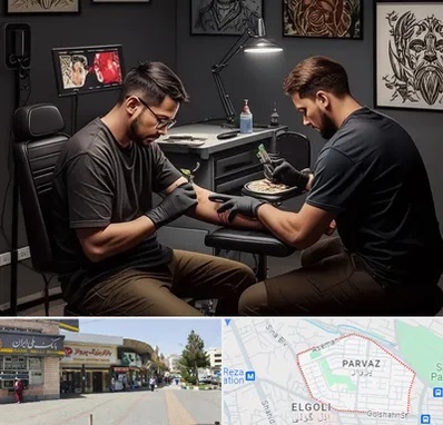 تاتو کار در پرواز تبریز 