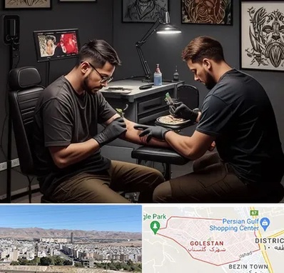 تاتو کار در شهرک گلستان شیراز 