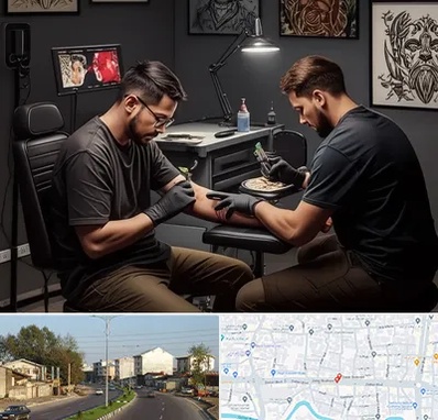 تاتو کار در ضیابری رشت 