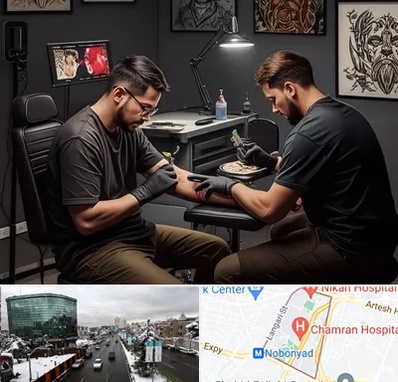 تاتو کار در اقدسیه