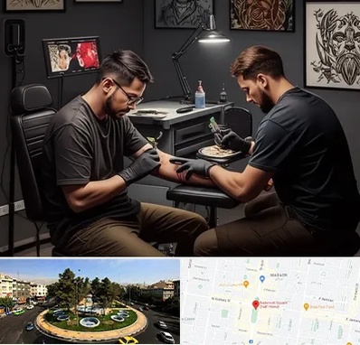 تاتو کار در هفت حوض 