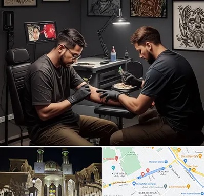 تاتو کار در زرگری شیراز 