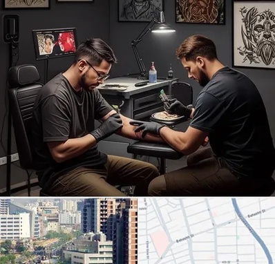 تاتو کار در خیابان بهشتی 