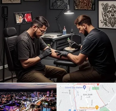 تاتو کار در گلسار رشت 