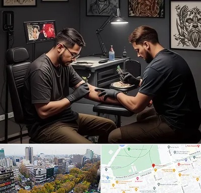 تاتو کار در بلوار کشاورز 