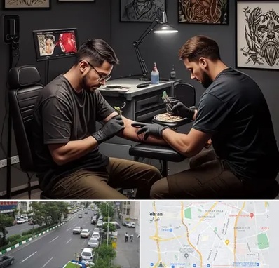 تاتو کار در ستارخان 