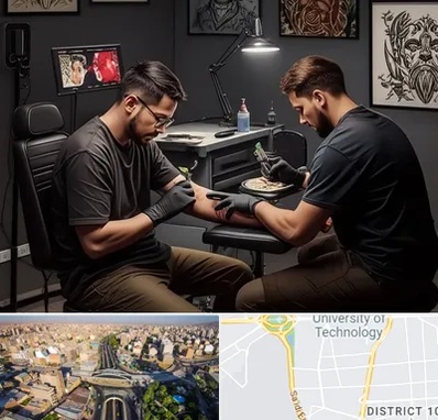 تاتو کار در استاد معین 