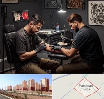 تاتو کار در پردیسان قم 