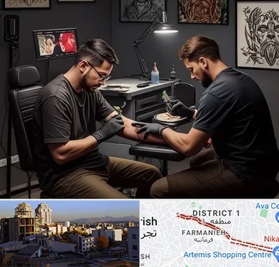 تاتو کار در فرمانیه 