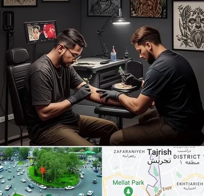 تاتو کار در تجریش 