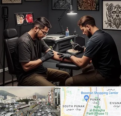 تاتو کار در پونک 