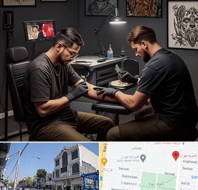 تاتو کار در افسریه 