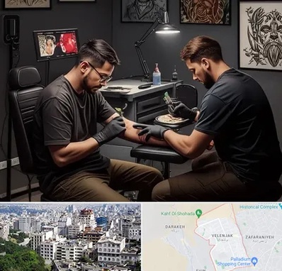 تاتو کار در ولنجک