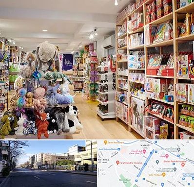 مرکز خرید اسباب بازی در خیابان ملاصدرا شیراز