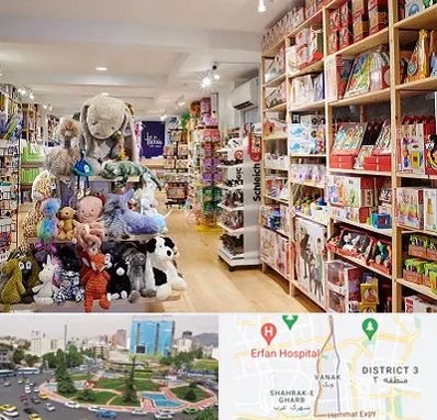 مرکز خرید اسباب بازی در ونک تهران