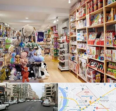 مرکز خرید اسباب بازی در زیتون کارمندی اهواز