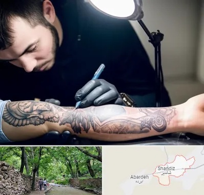 تاتو کار مرد در شاندیز مشهد 