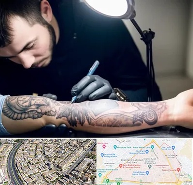 تاتو کار مرد در شهرک غرب مشهد 