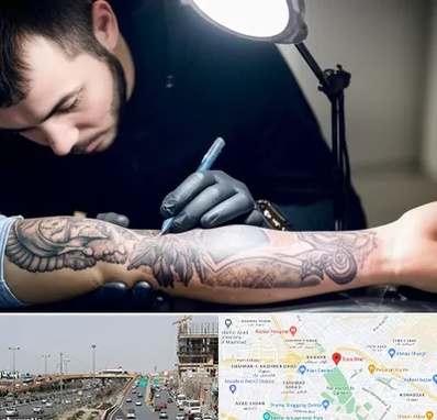تاتو کار مرد در بلوار توس مشهد