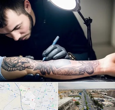 تاتو کار مرد در حصارک کرج