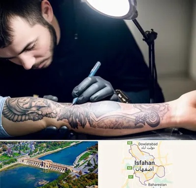 تاتو کار مرد در اصفهان